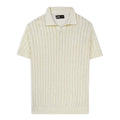 Cream Crochet Polo