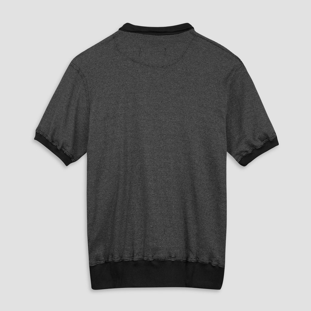 Navy Contrast Polo