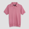 Magenta Wide Collar Polo