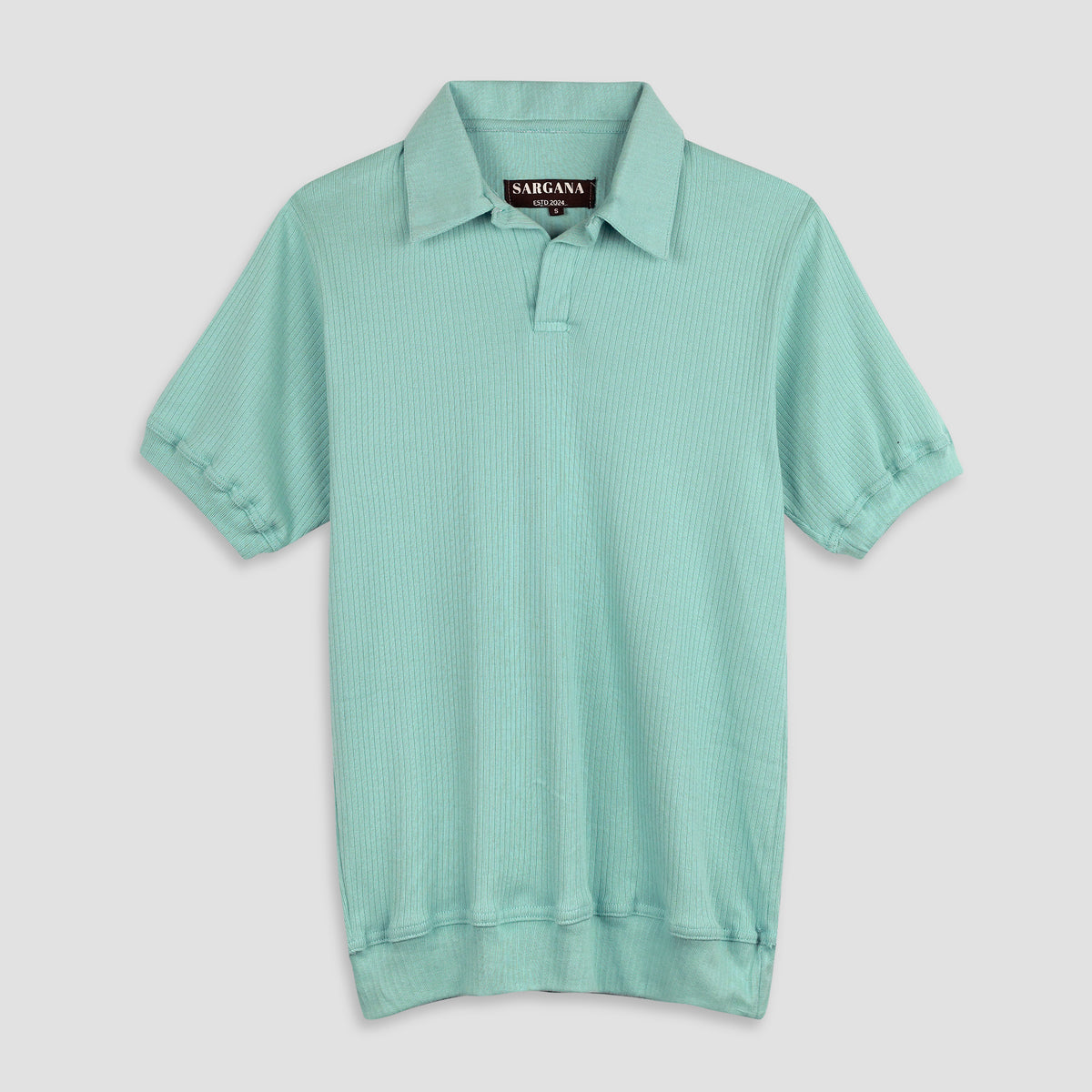 Mint Wide Collar Polo